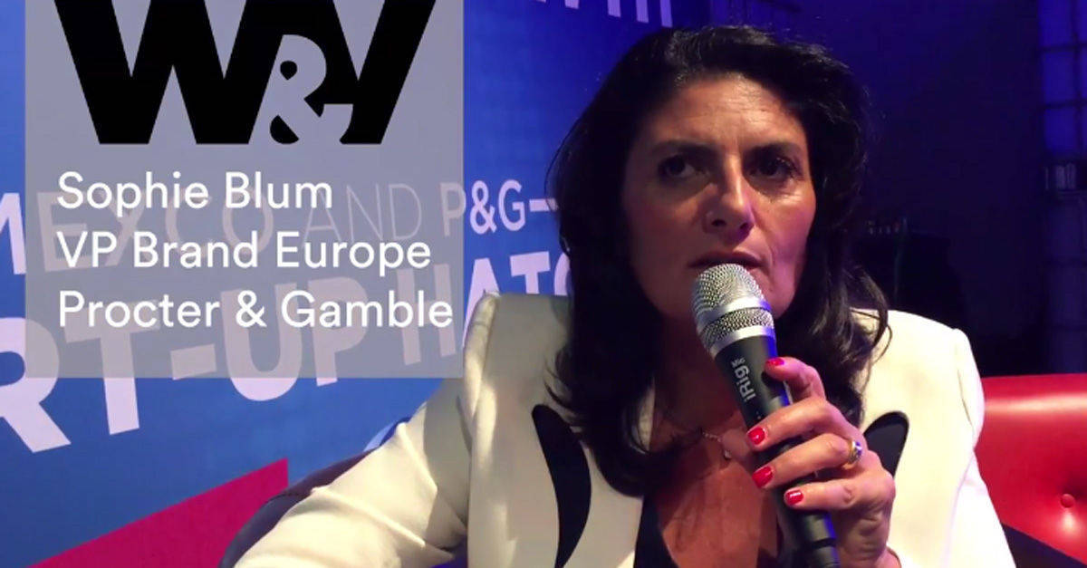 Sophie Blum, P&G's Vice President Brand Europe.