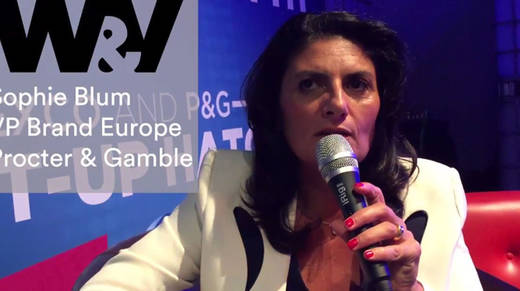 Sophie Blum, P&G's Vice President Brand Europe.