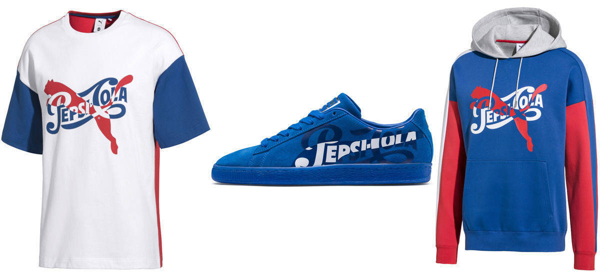 Puma X Pepsi: Die Kollektion für Marken- und Logo-Liebhaber feiert 50 Jahre Suede und wird ab 25. Oktober verkauft.