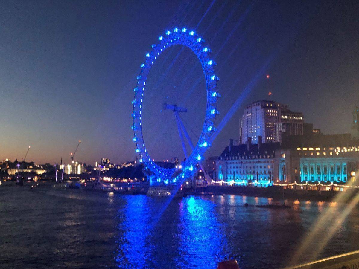 Blinkendes London Eye
