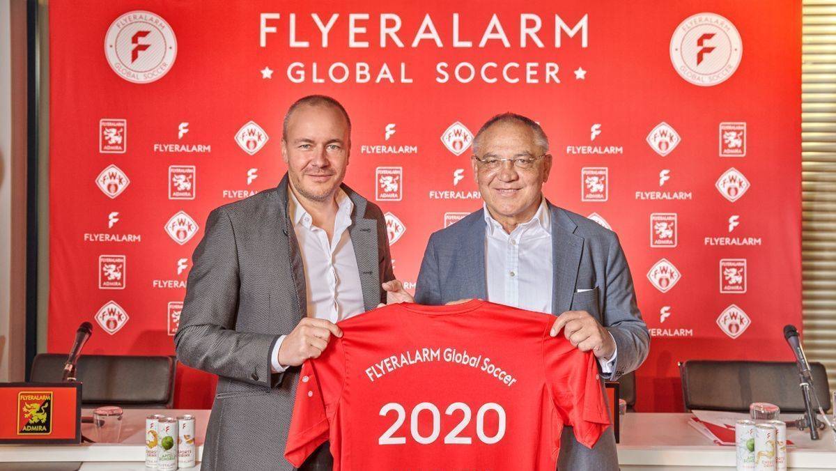 Flyeralarm-Chef Thorsten Fischer (l.) hegt Ambitionen im Fußballgeschäft. Dabei soll ihm Felix Magath helfen.