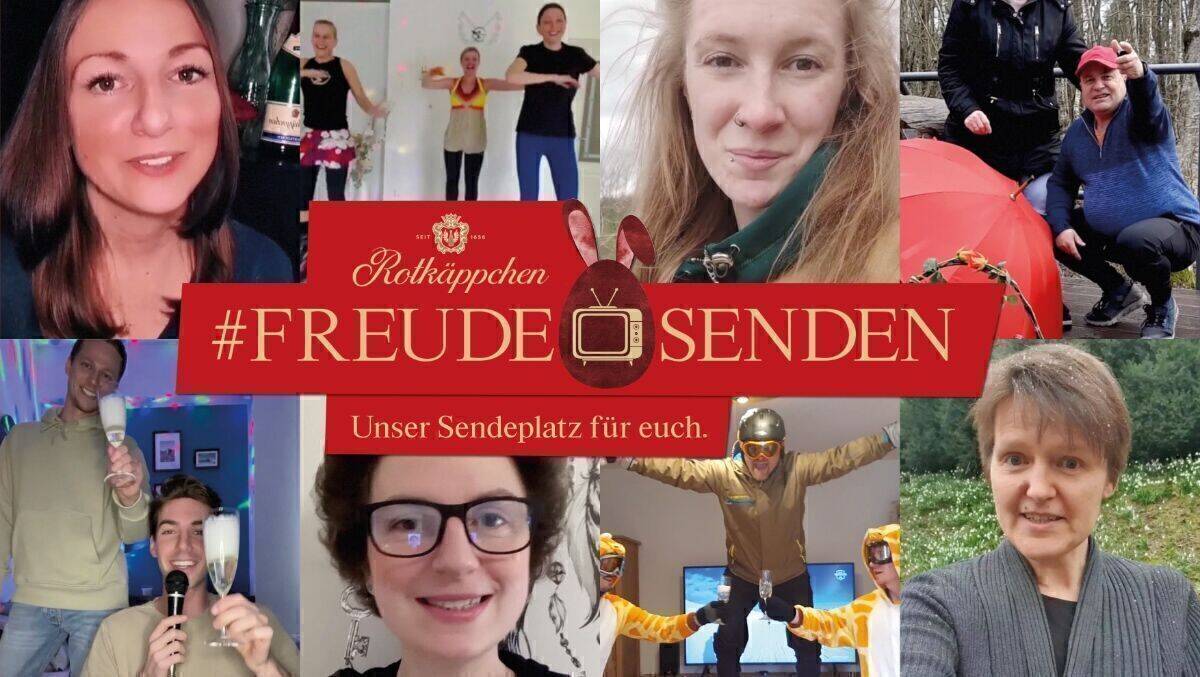 Rotkäppchen-Fans senden "Freude" per Videobotschaft.