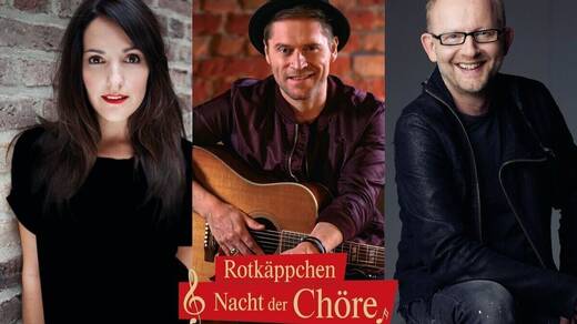 Johanna Klum, Johannes Oerding und Dieter Falk gestalten in diesem Jahr die Nacht der Chöre