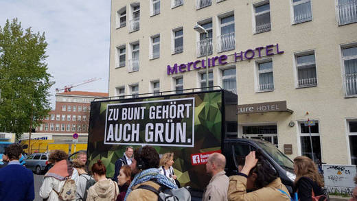 Die Kampagne der Bundewehr vom Mai 2018 in Berlin.