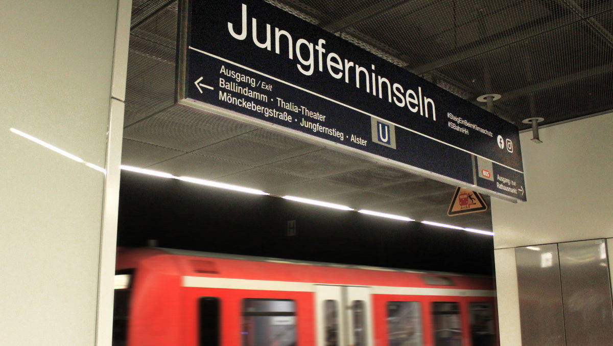 Die Jungferninseln befinden sich nun in Hamburg: Damit macht die S-Bahn Hamburg auf den Klimawandel aufmerksam. 