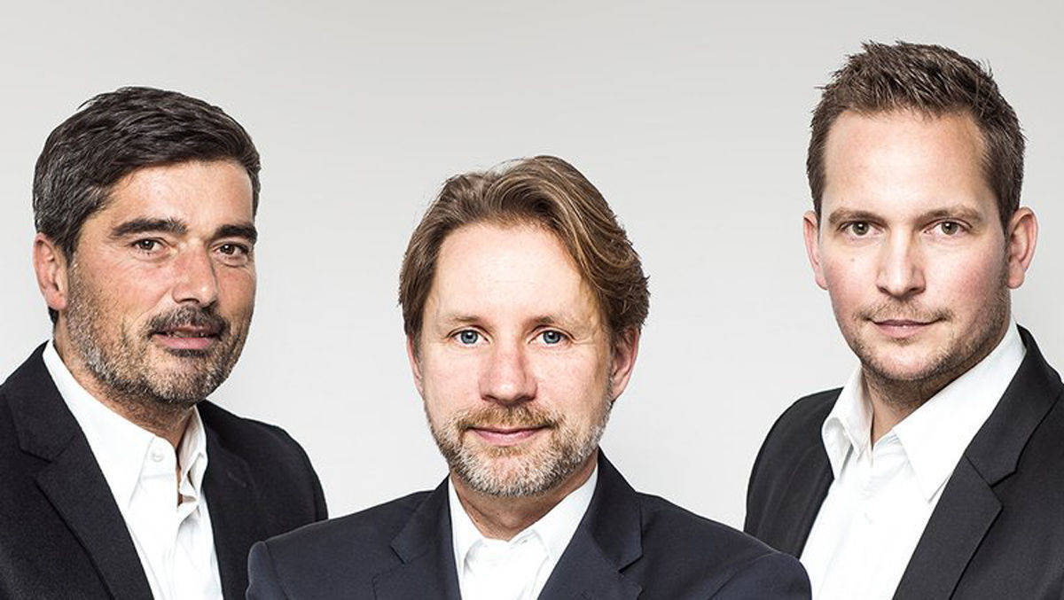 Saint Elmo’s Geschäftsführer und Partner Detlef Arnold, Reinhard Crasemann und Lasse Matthiesen. 