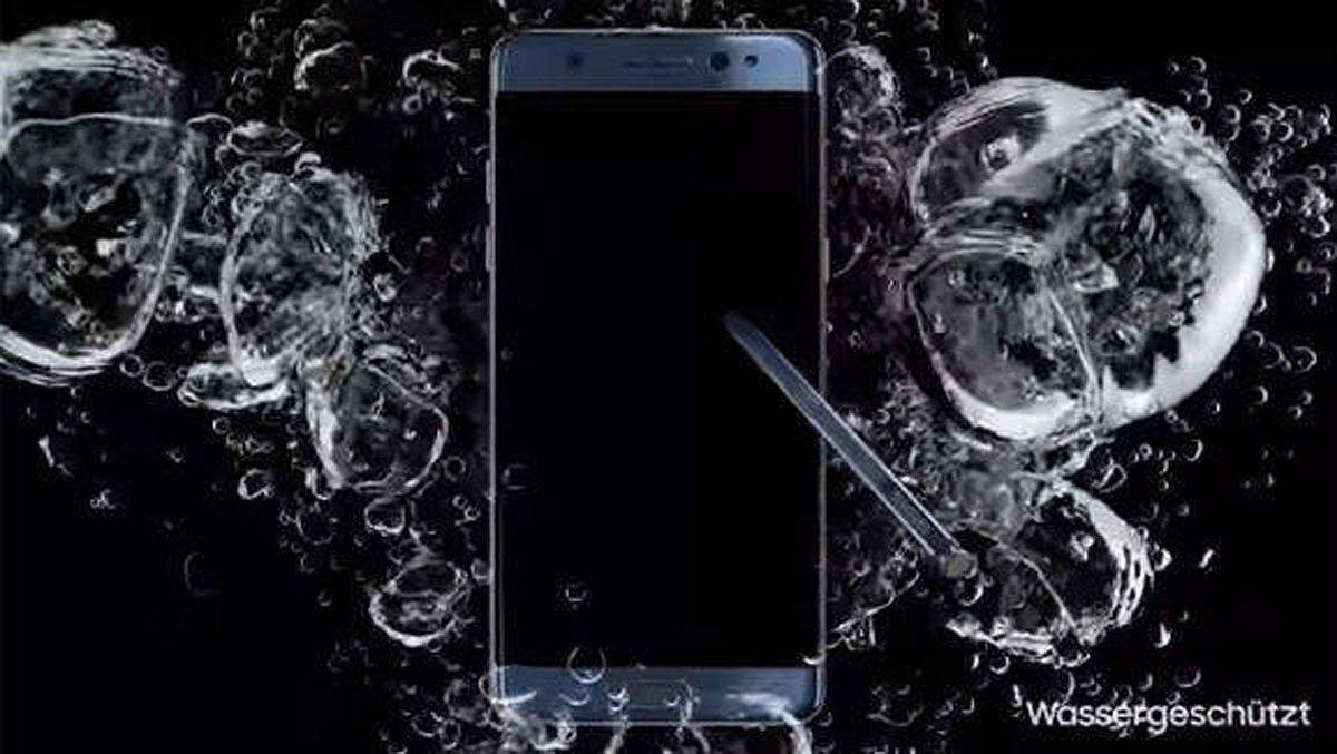 Eine alte Werbung für das Galaxy Note 7.