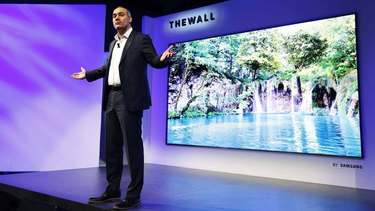 Samsung präsentiert auf der CES unter anderem "The Wall".