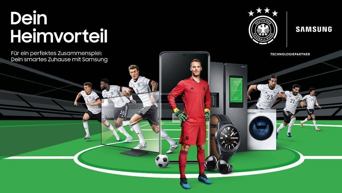 Mit Samsung-Geräten wird die EM zum Fußballfest.
