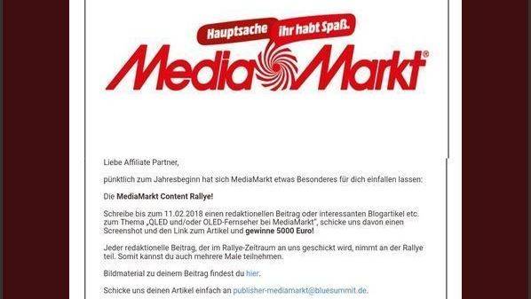 Media-Markt:Produkte bejubeln und gewinnen