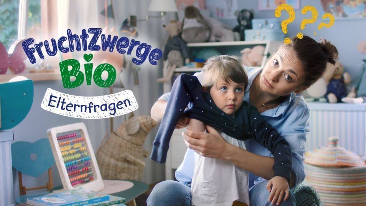 Auf die Elternfrage "Bio oder Spaß?" antwortet Scholz & Friends: "Vergiss das Entweder-Oder!"