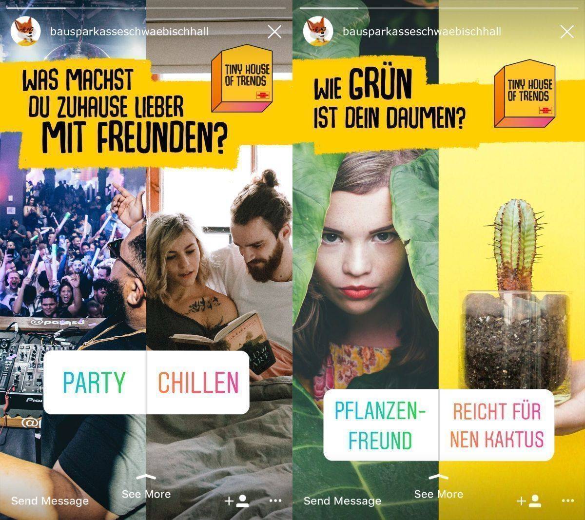 Kampagne im Insta-Look: Schwäbisch Hall sammelt Antworten. 