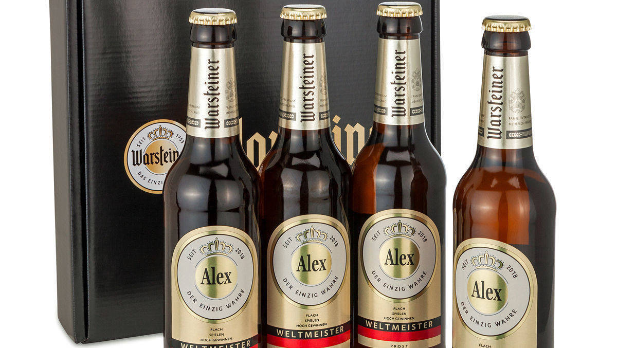 Warsteiner Etiketten-Aktion