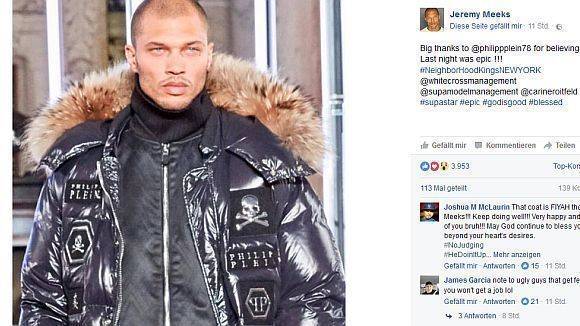 Jeremy Meeks für Philipp Plein.