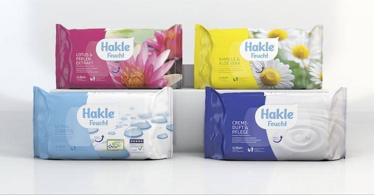 Das neue Design von Hakle Feucht.