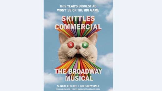 Skittles - das Musical: Der Werbespot, für den die Zuschauer zahlen.