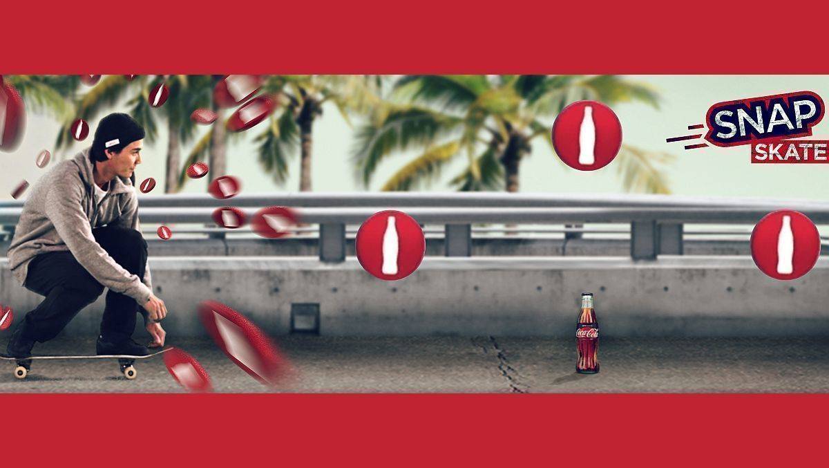 CocaCola lockt mit SkaterSpiel auf Snapchat W&V