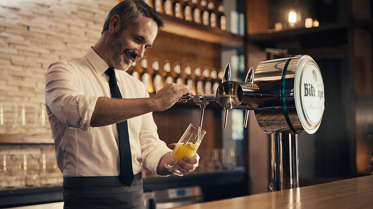 Szene aus dem neuen Bitburger-Spot.