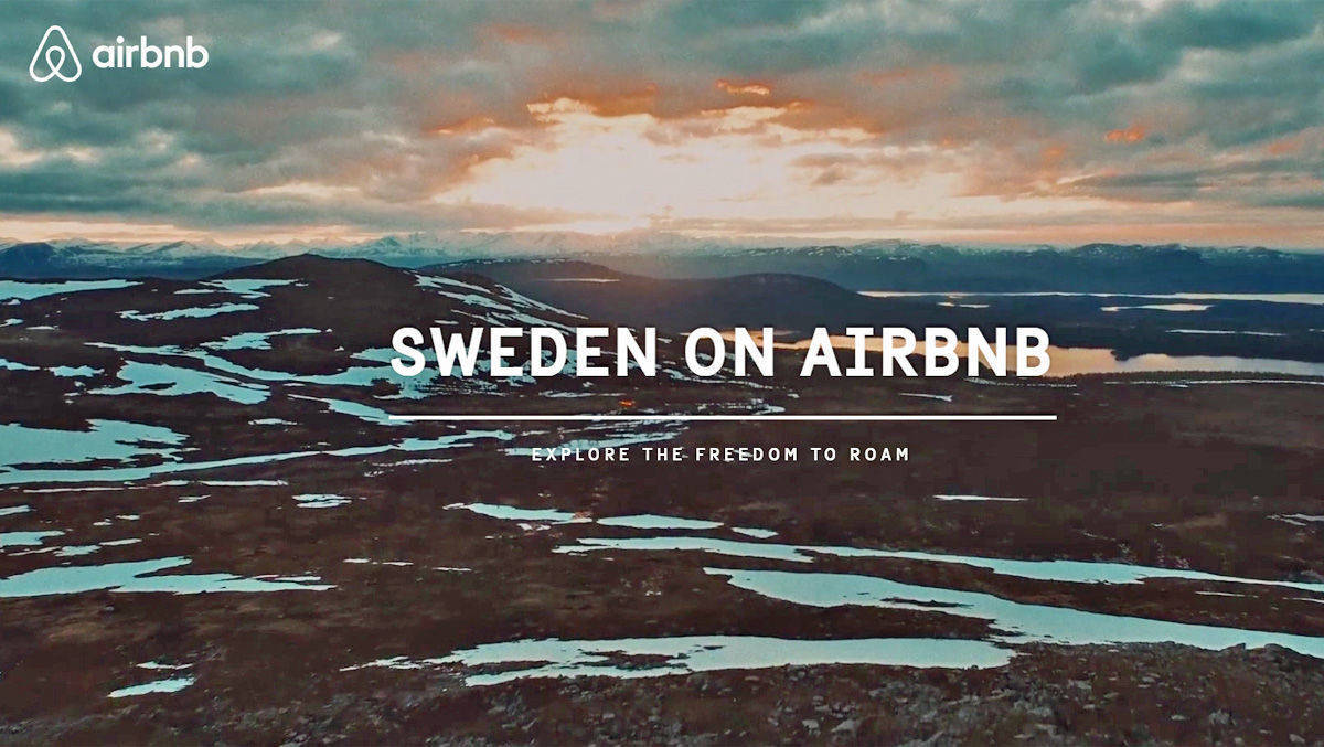 Visit Sweden kooperiert mit Airbnb.