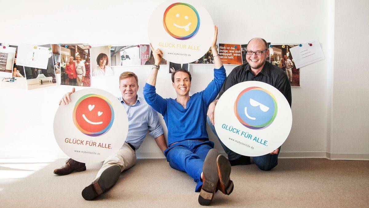 Das Gründerteam von My better live (v.l.n.r.): Normann Broschk, Christian Vater und Marvin Geilich
