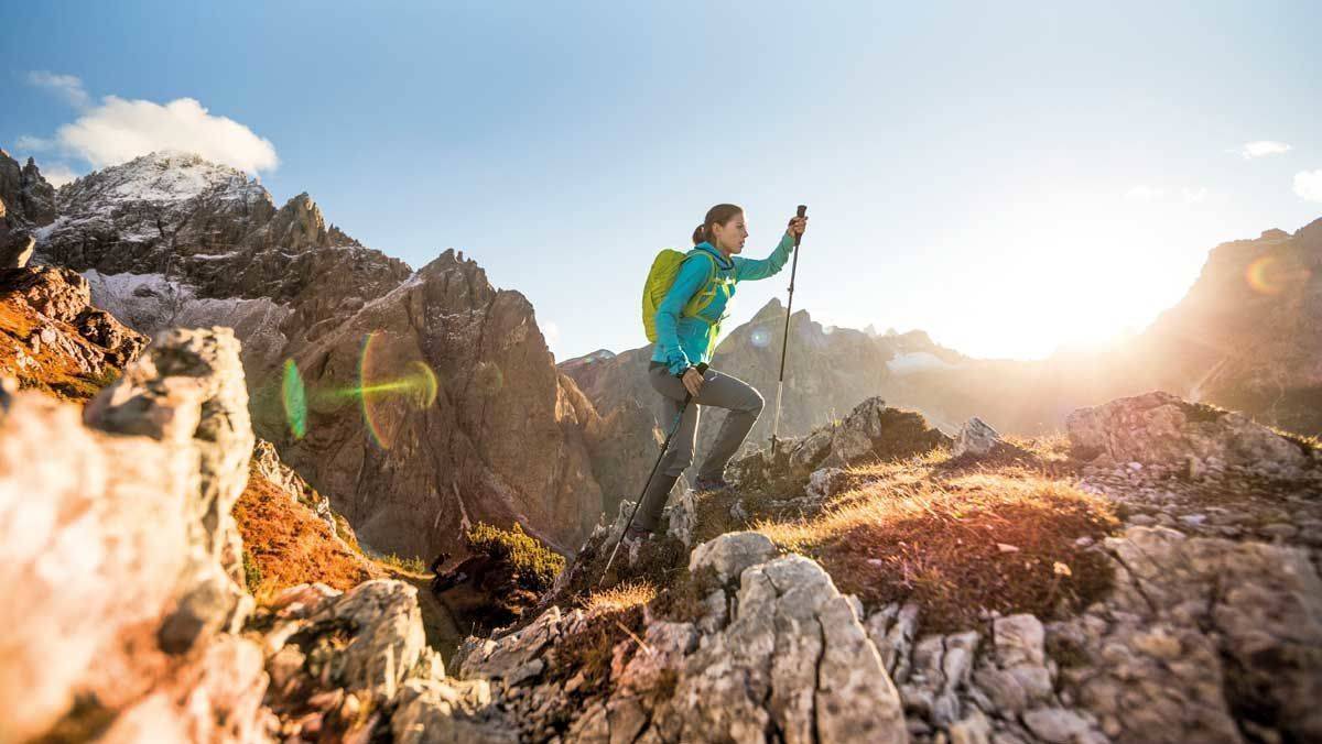 Salewa setzt unter anderem auf sportliches Bergsteigen - und nennt das Speed Hiking