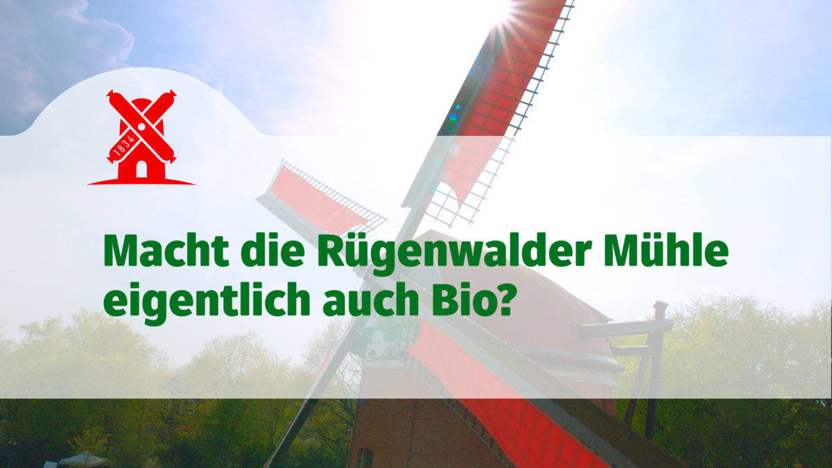 Rügenwalder Mühle springt auf Bio-Trend auf