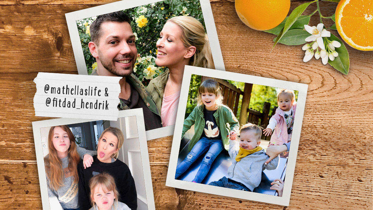 Mama Denise und Papa Hendrik posten ab sofort für Valensina.