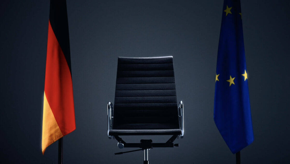 Ist das der künftige Stuhl von Olaf Scholz? Nächste Woche werden wir's wissen.
