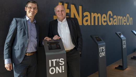 Ob SAP-Vorstand Bernd Leuker (links) mit dem Namen "SAP-Hoeneß-Arena" einverstanden wäre?