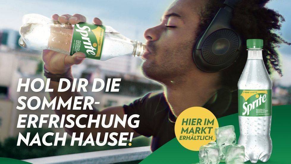 Out-of-Home: Neues Sprite-Design soll zum Sommer passen.