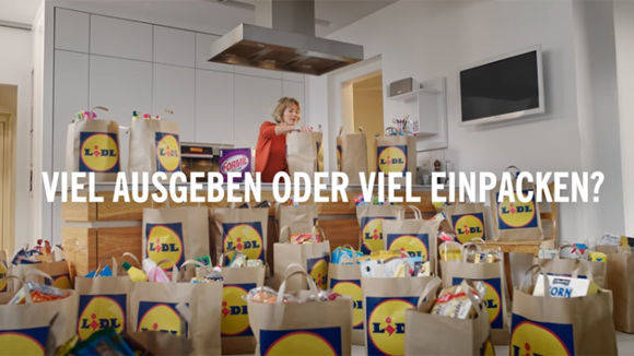 Szene aus einem aktuellen Lidl-Spot. 