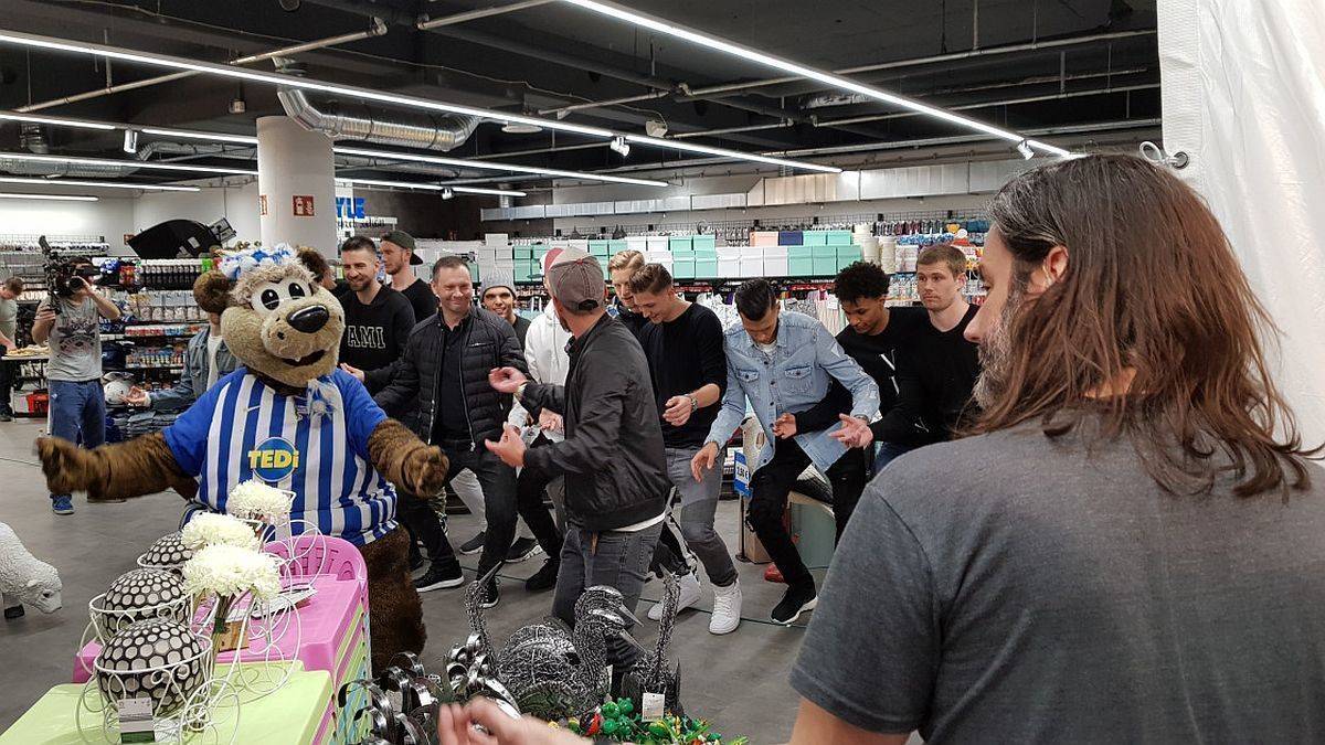 TEDi stürmt mit der Hertha
