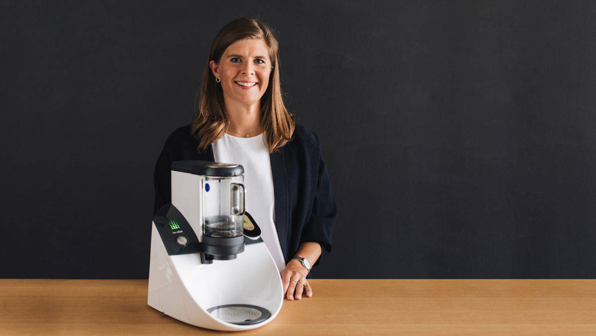 Die 32-jährige Claudia Lührs leitet das Marketing von Temial. Früher hat sie für Teekanne gearbeitet. 