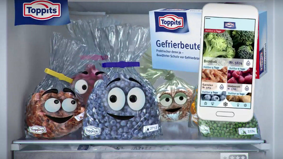 Cofresco bewirbt die Toppits-App.