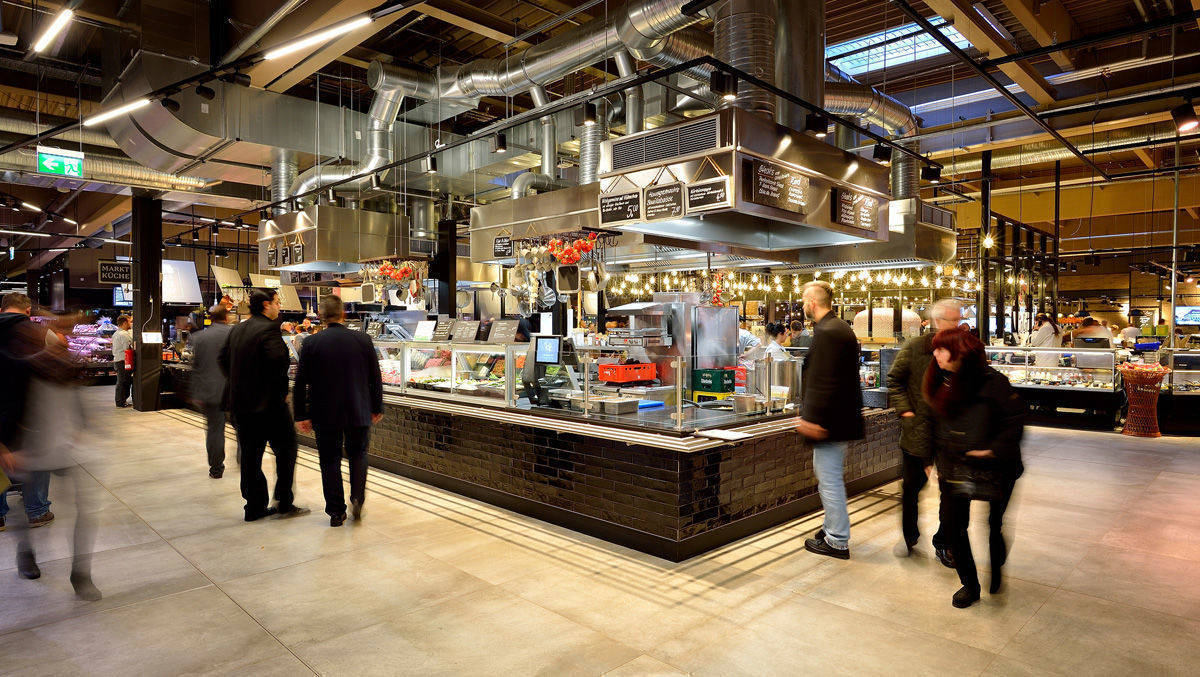 Mit der Markthalle Krefeld testet Real ein neues Supermarktkonzept. 