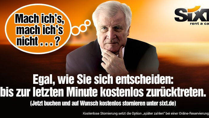 Das neue Motiv wurde über Social Media gestreut.