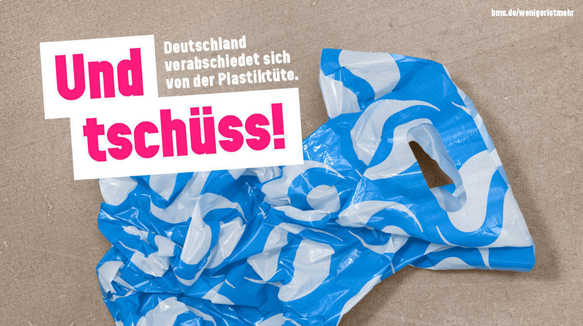 Schön, aber schädlich: Die Plastiktüte muss nun endgültig das Land verlassen.