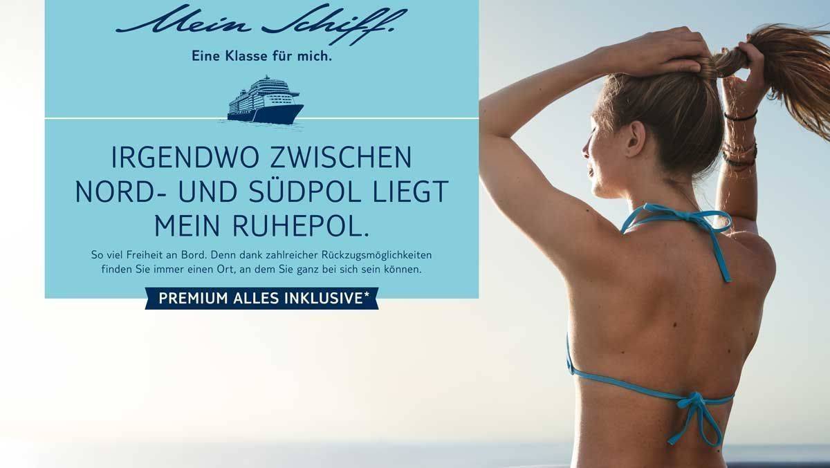 Die Sicht der Kreuzfahrer ist in der neuen Kampagne wichtig