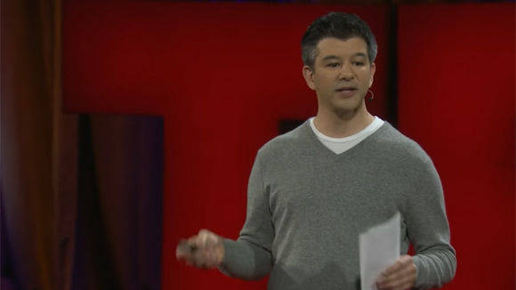 Uber-Chef Travis Kalanick bei einem TED-Talk 2016.