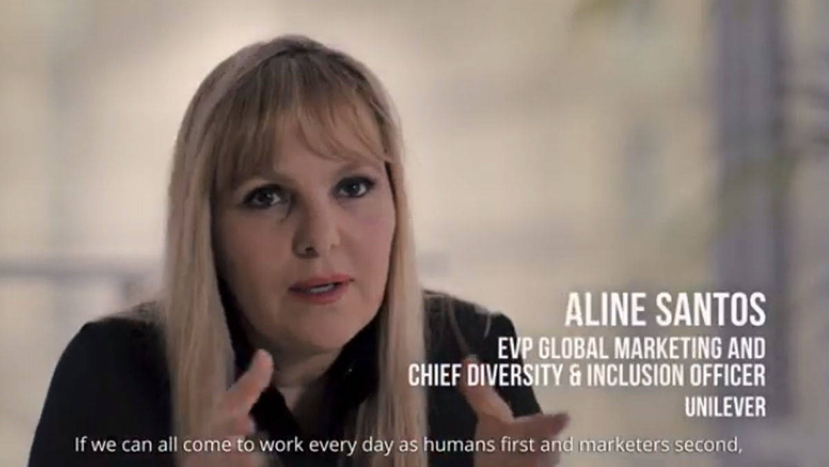 Marketingchefin Aline Santos: "Humans first, maketers second." Zeitgemäßes Motto für Unilever.