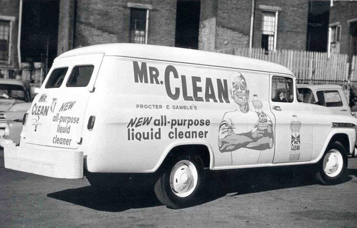 1957 hat P&G "Mr. Clean" in den USA eingeführt, zehn Jahre später hatte die Werbefigur ihren ersten Auftritt in Deutschland. 