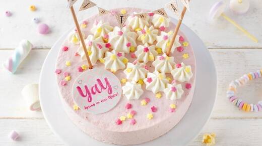 Sahniger Sprung in die Pfütze: die Torte der YouTuberinnen ViktoriaSarina.