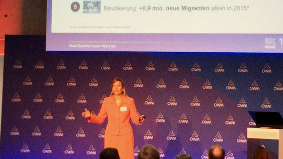 Béatrice Guillaume-Grabisch nannte fünf "Game Changers" für die Lebensmittelindustrie.