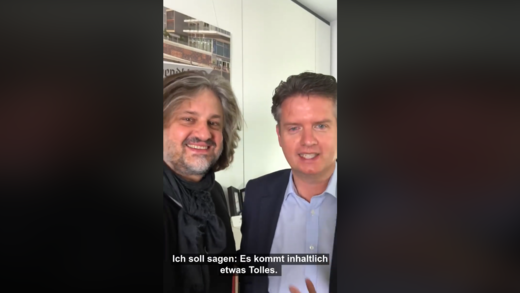 Oliver Voss interviewt Lars Haider, den Chefredakteur des Hamburger Abendblatts