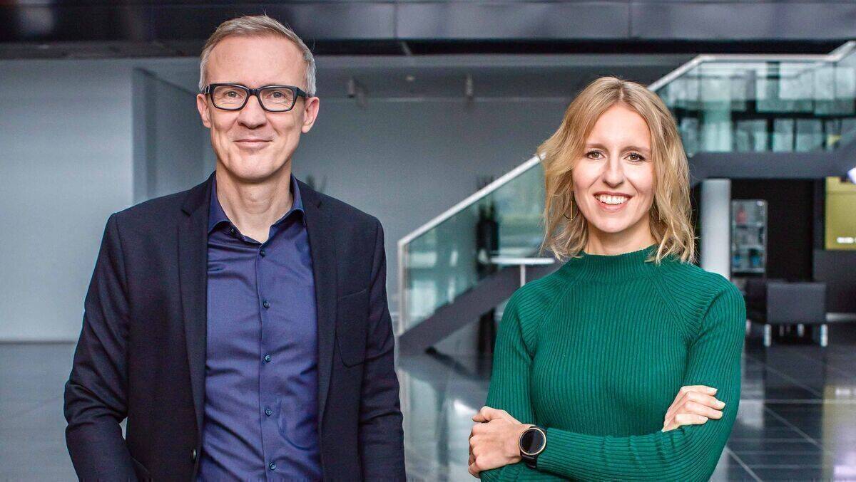 Die W&V-Chefredaktion: Rolf Schröter und Verena Gründel
