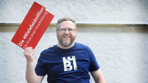 Der Hashtag #bielefeldmillion wurde innerhalb weniger Stunden Twitter-Hashtag Nummer Eins.