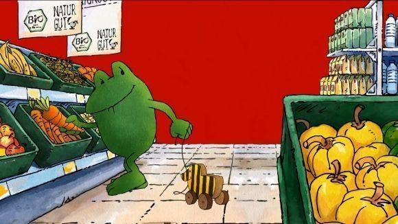 Die Janosch-Figur Günter Kastenfrosch ist das Testimonial der neuen Penny-Kampagne.