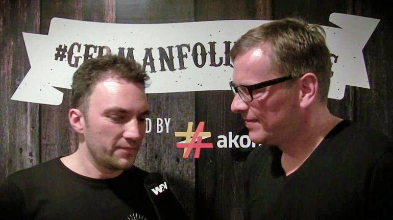 Osram-Manager Marcus Graser (l.) im Gespräch mit Mirko Kaminski.