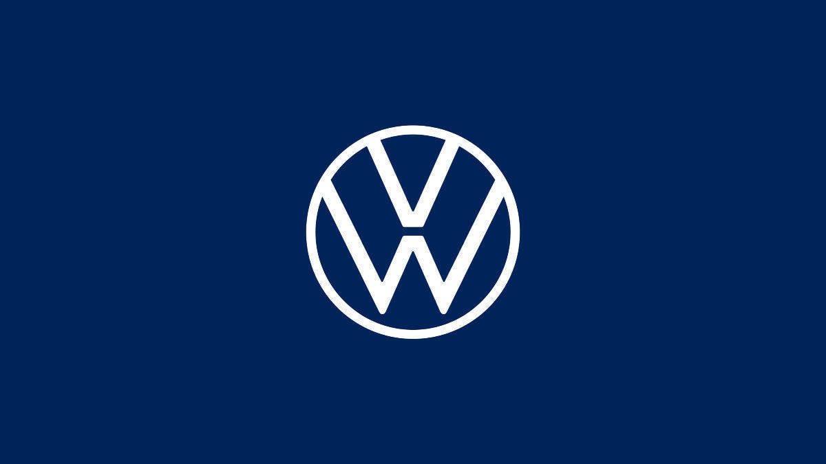 Das neue Logo von VW ist auf seine essenziellen Bestandteile reduziert. 