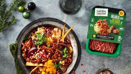 Sieht aus wie Hackfleisch und soll auch so schmecken: Das "Incredible Hack" von Garden Gourmet.